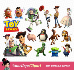 Toy Story, Toy Story PNG, Pixar Movie, Toy Story Clip art, Party  Decoration, Birthday Toy Story, Toy Story Characters, Kids Clipart, VC-019