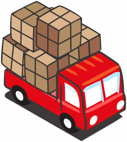 Clipart - Red truck