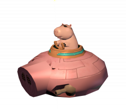 Wii - Toy Story 3 - Evil Dr. Porkchop (UFO) - The Models Resource