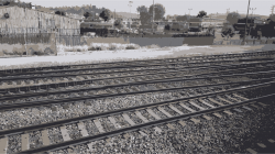 Clipart - Rail road tracks for train