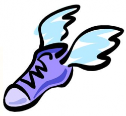 Track shoe track spikes with wings clipart - WikiClipArt