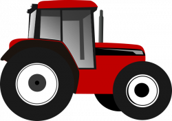 Red Tractor Clip Art at Clker.com - vector clip art online, royalty ...
