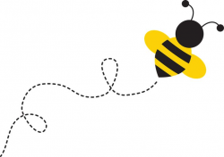 Bumble Bee Trail Clipart