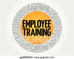 Vector Illustration - Employee training circle. EPS Clipart ...