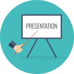 Presentation, Training, Seminar Flat premium clipart ...