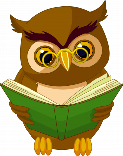 Transparent Owl with Book PNG Clipart Picture | Gallery ...