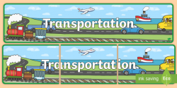 Transportation Banner - transportation, display banner, USA ...