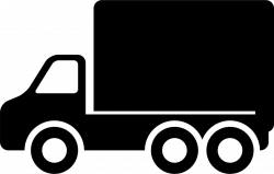 Truck Side View Pointing To Left Direction Svg Png Icon Free ...