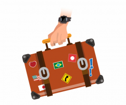 Travel - Travel Bag Cartoon {#3498320} - Pngtube
