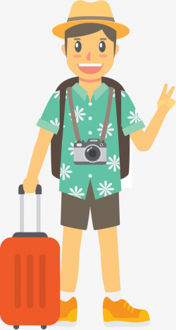 Tourists Traveling By The Sea, Sea Clipart, Tourist ...