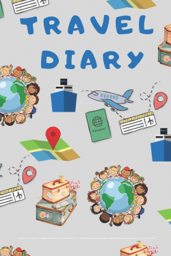 Travel Diary Kids Journal To Record Traveling Experiences ...