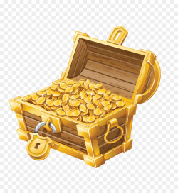 Buried treasure Clip art - Floating gold,Gold box
