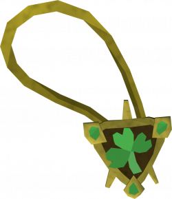 Sparkling three-leaf clover necklace | RuneScape Wiki | FANDOM ...
