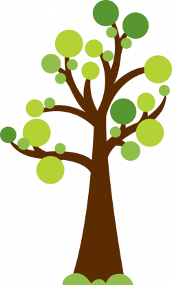 Tree Clipart Unique With Circles For Leaves Cute Image Summer Or ...