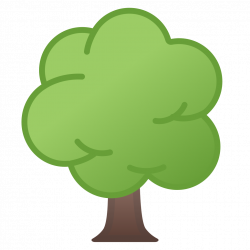 Deciduous tree Icon | Noto Emoji Animals Nature Iconset | Google