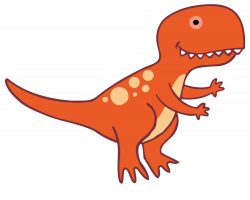 OnlineLabels Clip Art - Dinosaur 3 T-Rex With Feet