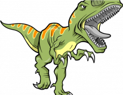 Extinct Clipart Green Dinosaur - T Rex Dinosaur Clipart ...