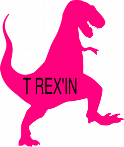 Pink T-rex Clip Art at Clker.com - vector clip art online ...
