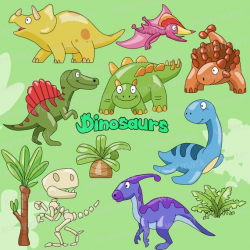 Dinosaur Clipart, dinosaur clipart, t rex, jurassic park, clipart, clip  art, raptor, fossils, cute dinosaurs clipart, velociraptor, dinos