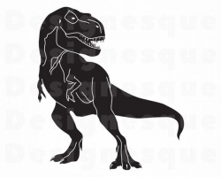 T-Rex #7 SVG, T-Rex SVG, Trex SVG, Dinosaur Svg, T-Rex Clipart, T-Rex Files  for Cricut, T-Rex Cut Files For Silhouette, Dxf, Png, Eps Vector