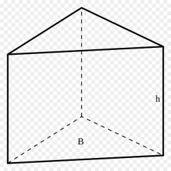 Triangular prism Triangle Shape Clip art - rectangle shape png ...
