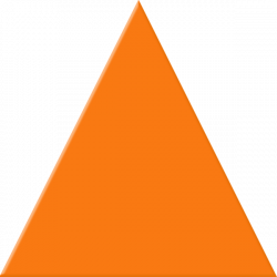 Orange Triangle | Free Images at Clker.com - vector clip art online ...