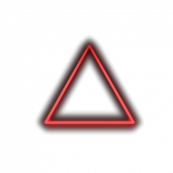 Triangle triangle red neon flash cadre framestickers...