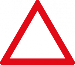 File:Triangle warning sign (red and white).svg - Wikimedia Commons