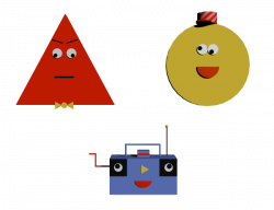 Happy Circle and Angry Triangle