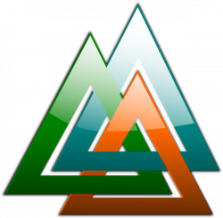 Triangles Linked Clip Art at Clker.com - vector clip art online ...