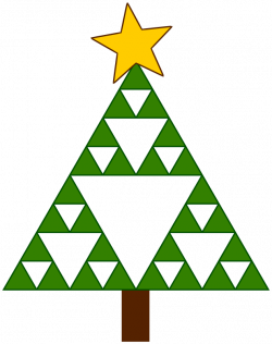 Clipart - Sierpinski Xmas Tree