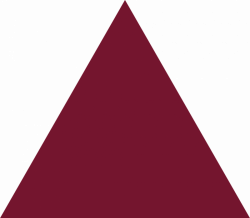 Burgundy Triangle Shape Clipart