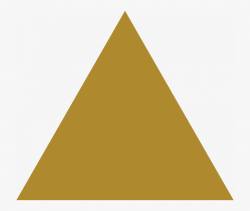 Custom Triangle Shaped Car Magnets - Gold Triangle Shape Png ...