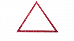 glitterfreestyle red triangles triangulo borde borda...