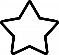 Hollow Star Svg Png Icon Free Download (#287015) - OnlineWebFonts.COM