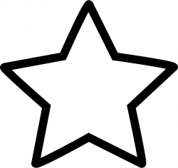 Hollow Star Svg Png Icon Free Download (#286720) - OnlineWebFonts.COM