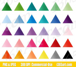 50% OFF Triangle Clipart, Triangle Flag Clip Art, Triangle Flags, Triangle  Banners, Frames, Borders, Planner Stickers, PNG, Commercial