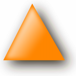 Clipart - orange triangle