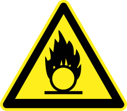 OnlineLabels Clip Art - Fire Hazard Warning Sign