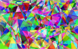 Clipart - Triangular Madness Psychedelic