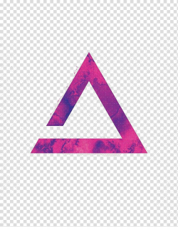 Triangular pink illustration, Purple triangle, Purple ...