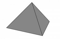 Clipart - Simple Pyramid - grey