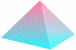 vaporwave aesthetic grunge pastel pyramid pink blue tum...