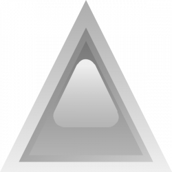 Led Triangular 1 (grey) Clip Art at Clker.com - vector clip art ...