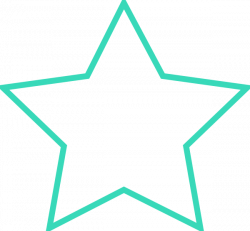 Thick Turquoise Star Clip Art at Clker.com - vector clip art online ...