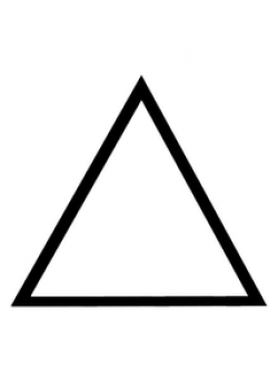 Basic Triangle Outline | Free Images at Clker.com - vector ...