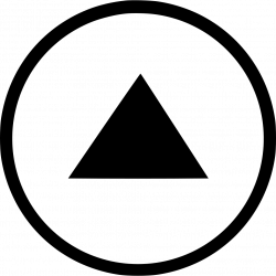 Up Triangle Arrow Vector Round Svg Png Icon Free Download (#518096 ...