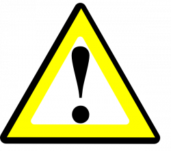 Warning triangle clipart - Clipground