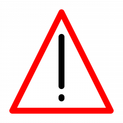 Clipart - Warning sign