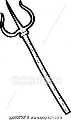 Vector Illustration - Cartoon trident. Stock Clip Art gg66375313 ...